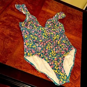 Beautiful floral bathing suit